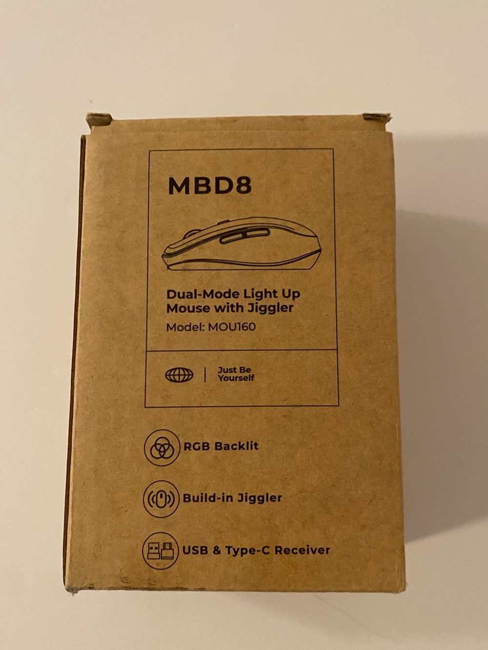 Mouse Dual Mode light up Jiggler